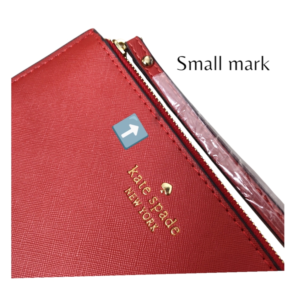 🆕 Kate Spade Wristlets Bundle: Shimmering Gold And Red - Picture 9 of 11